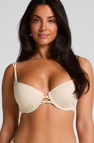Hunkemöller Crochet Bikini Top Weiß