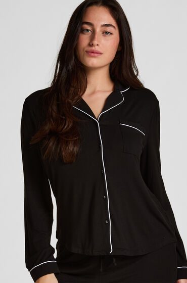 Hunkemöller - Nachtkleid, für Damen, Schwarz, Größe S