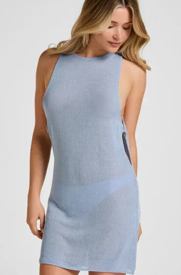 Hunkemöller Strand Ring Kleid Coastal Muse Blau