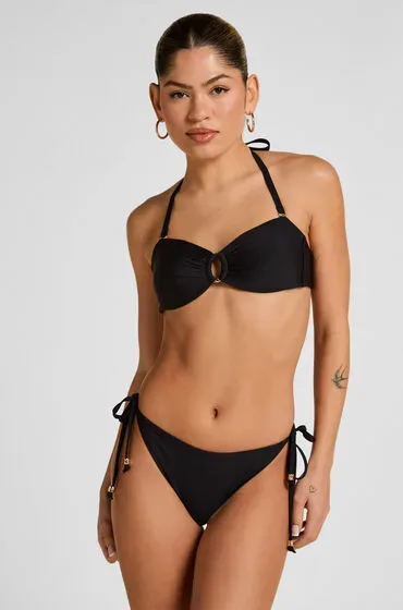Hunkemöller Luxe Bikini-Unterteil Schwarz