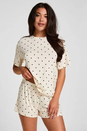 Hunkemöller Pyjama Set Loose Weiß
