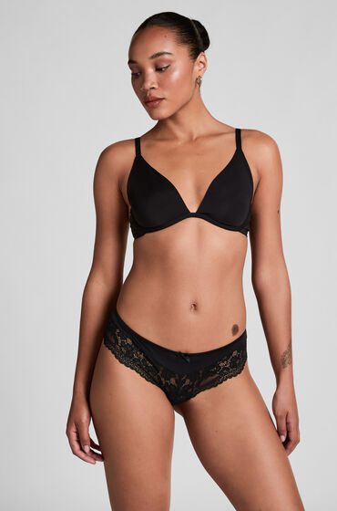 Hunkemöller Brazilian-Shorts Valencia Schwarz