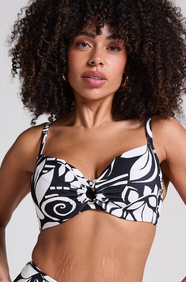 Hunkemöller Bikinioberteil Mauritius Schwarz