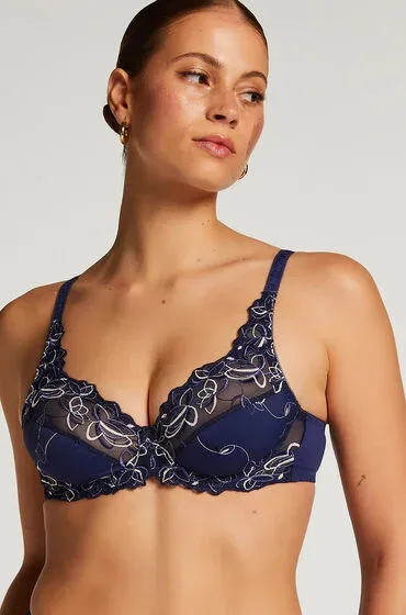 Hunkemöller Unwattierter Bügel-BH Diva Blau