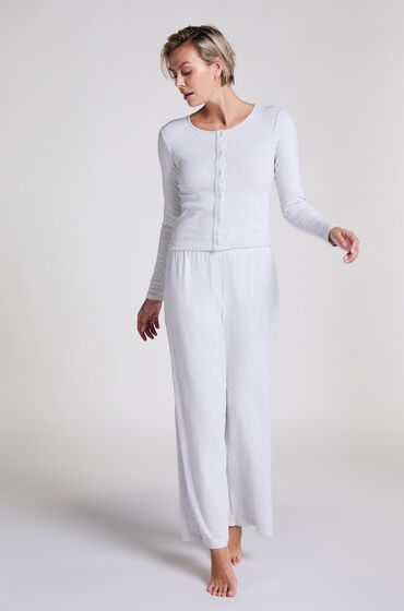 Hunkemöller Pointelle Pyjamahose Grau