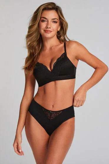 Hunkemöller - Panty, für Damen, Schwarz, Größe L