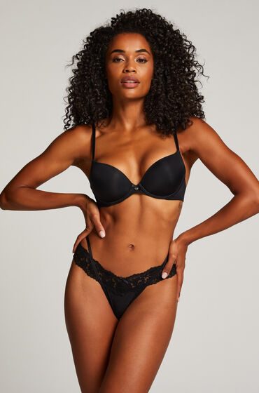 Hunkemöller Extra niedriger V-String Elliena Schwarz