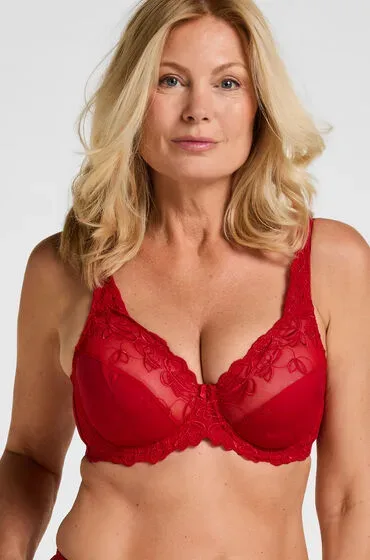 Hunkemöller Unwattierter Bügel-BH Diva Rot