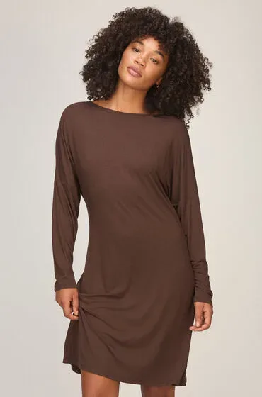 Hunkemöller Nightshirt Jersey Essential Braun