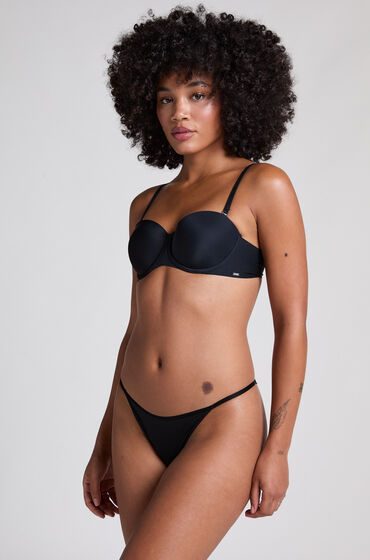 Hunkemöller Brazilian-Slip mit hohem Beinausschnitt Kaiden Schwarz