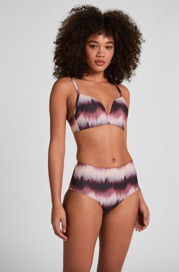 Hunkemöller High-Waist Bikinihose Mauritius Lila