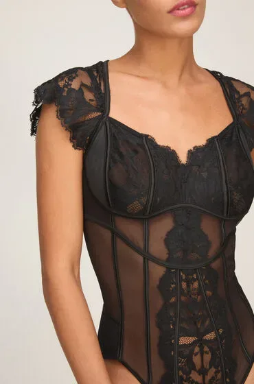 Hunkemöller Body Zoe Schwarz