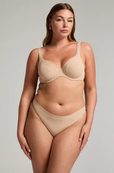 Hunkemöller String Mesh Beige