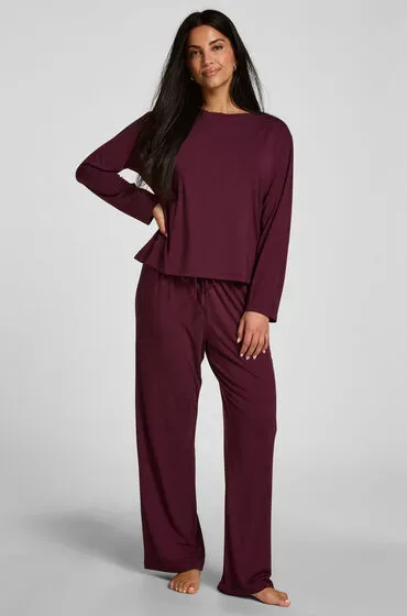 Hunkemöller Jersey-Hose Essential Lila