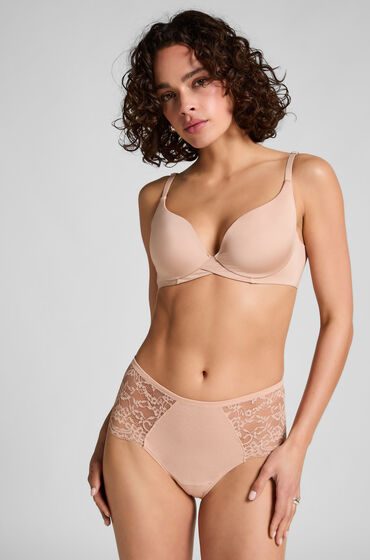 Hunkemöller Superslip Midi aus Spitze Beige