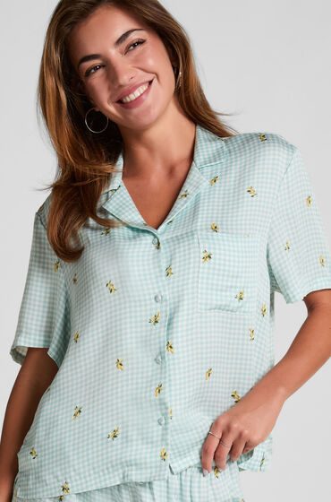 Hunkemöller Pyjamaoberteil Grün
