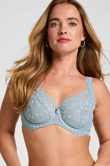 Hunkemöller Unwattierter Bügel-BH Daisy Blau