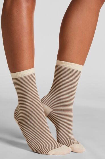 Hunkemöller Crew-Socken aus Modal Braun