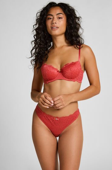 Hunkemöller String Marine Rot