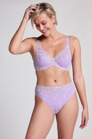 Hunkemöller Hochgeschnittener Slip Diva Lila