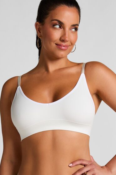 Hunkemöller Triangel-Bralette Dide Weiß