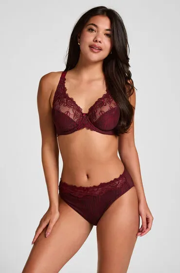 Hunkemöller Hochgeschnittener Slip Diva Rot
