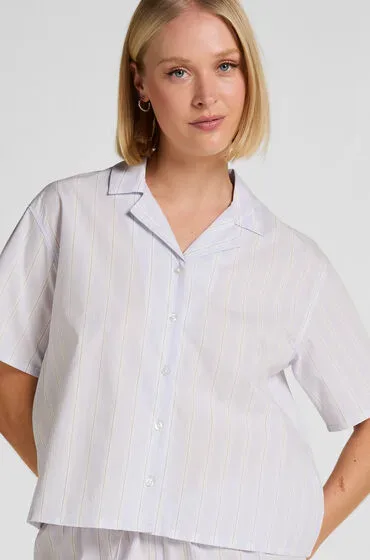 Hunkemöller - Pyjama Oberteil, für Damen, Lila, Größe XS