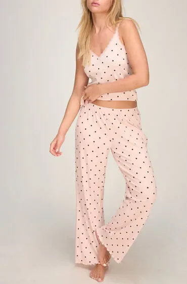 Hunkemöller Pyjama-Hose Jersey Rose