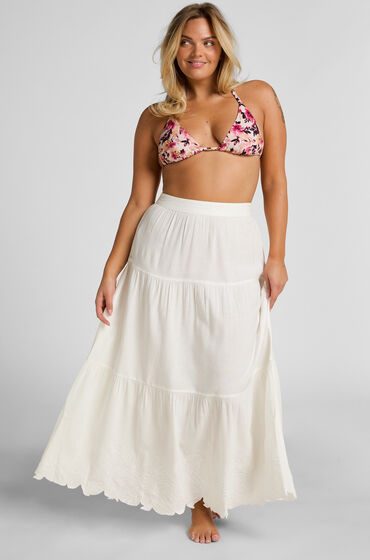 Hunkemöller Bestickter Rock Weiß