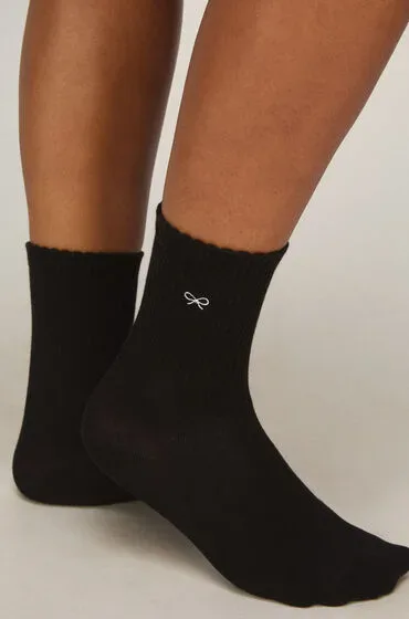 Hunkemöller 2 Paar Baumwoll-Crew-Socken Weiß
