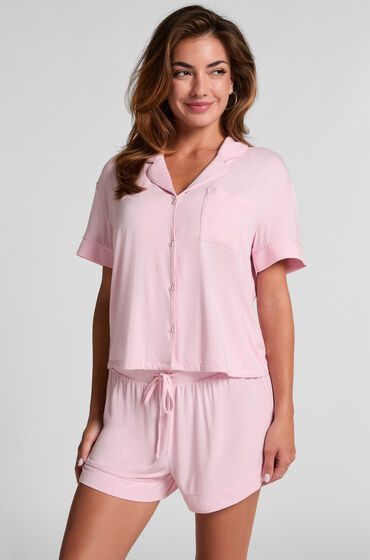 Hunkemöller Jersey-Shorts Essential Rose