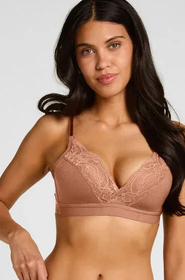 Hunkemöller Vorgeformter BH ohne Bügel Sophie Braun