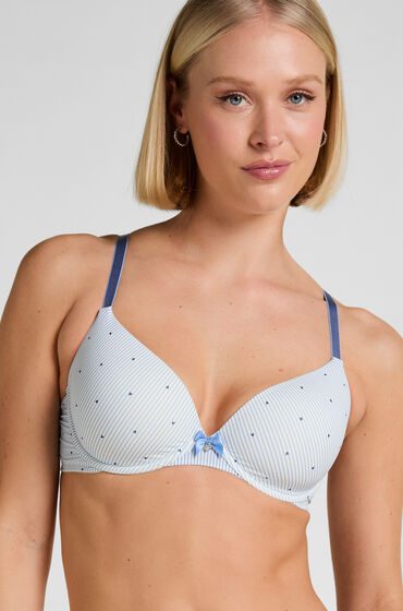Hunkemöller Vorgeformter Bügel-BH Plunge Blau