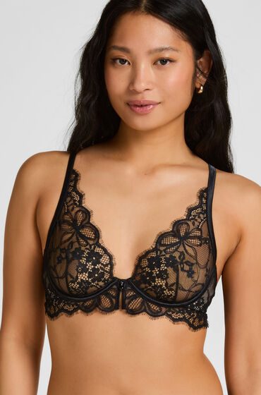Hunkemöller Ungepolsterter Bügel-BH Prina Schwarz
