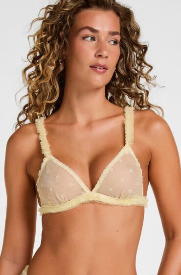 Hunkemöller Bralette Flora Gelb