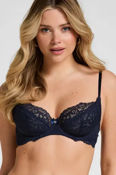 Hunkemöller Unwattierter Bügel-BH Marine Blau