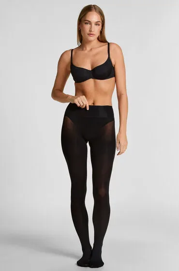 Hunkemöller Strumpfhose 40 Denier Velvet Touch Schwarz