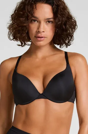 Hunkemöller Vorgeformter Push-Up-Bügel-BH Smooth Schwarz