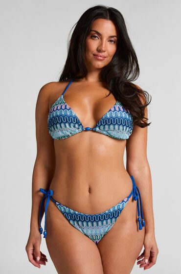 Hunkemöller Bikiniunterteil mit hohem Beinausschnitt Cali Blau