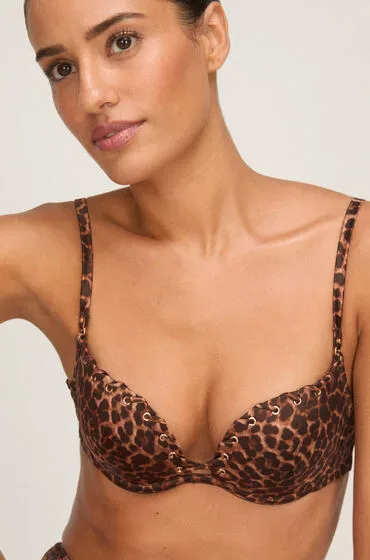 Hunkemöller Quinn Maximiser BH mit Bügel und Polsterung Braun