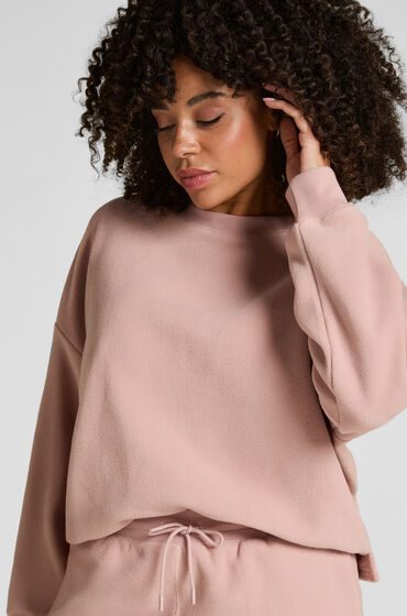 Hunkemöller Sportliches Top Fleece Rose