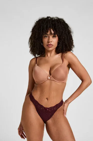 Hunkemöller Extra Tief sitzender String Madison Lila