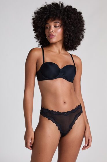 Hunkemöller String Hazel Schwarz