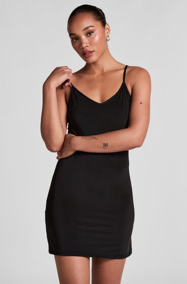 Hunkemöller Straffendes Unterkleid Schwarz
