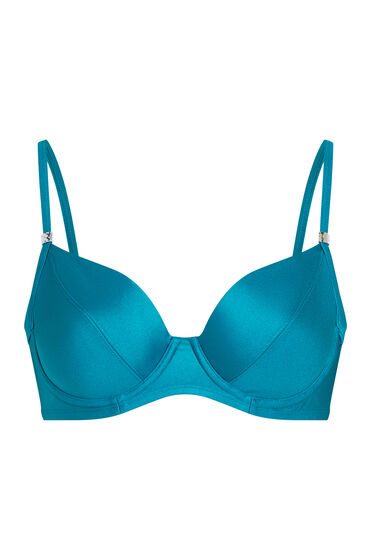 Hunkemöller Nicht vorgeformtes Bügel-Bikini-Oberteil Aqua Grün
