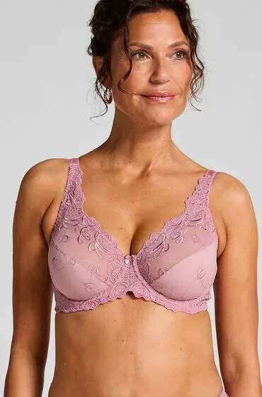 Hunkemöller - Bügelloser BH, wattiert, für Damen, Pink, Größe 85C