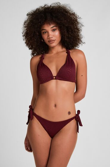 Hunkemöller Hoher Taille Shaping Bikinihose Aruba Lila