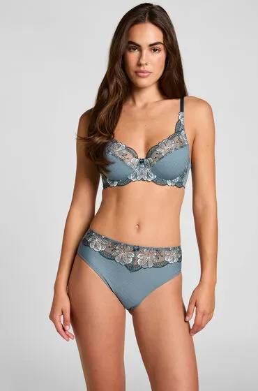 Hunkemöller High Waist Brazilian Helena Blau
