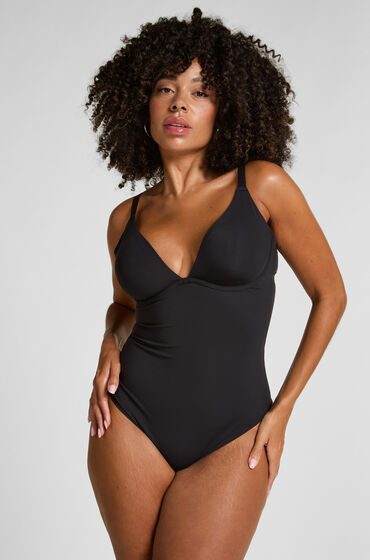 Hunkemöller Geschmeidiger ungepolsterter Body Schwarz
