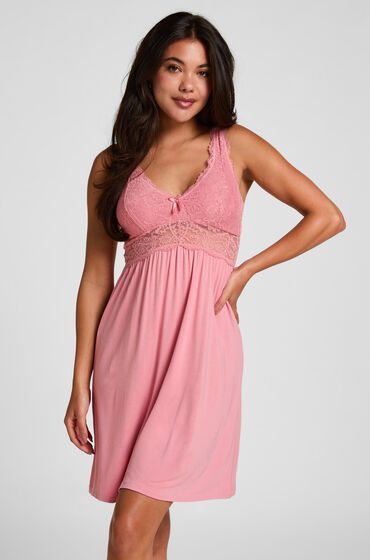 Hunkemöller Slipdress Nora Lace Rose